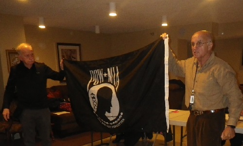 POW Flag Jim Fitgerald Special Forces Association
