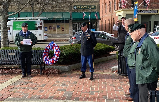 Veterans Day Ceremony 2022 Stoneham, MA